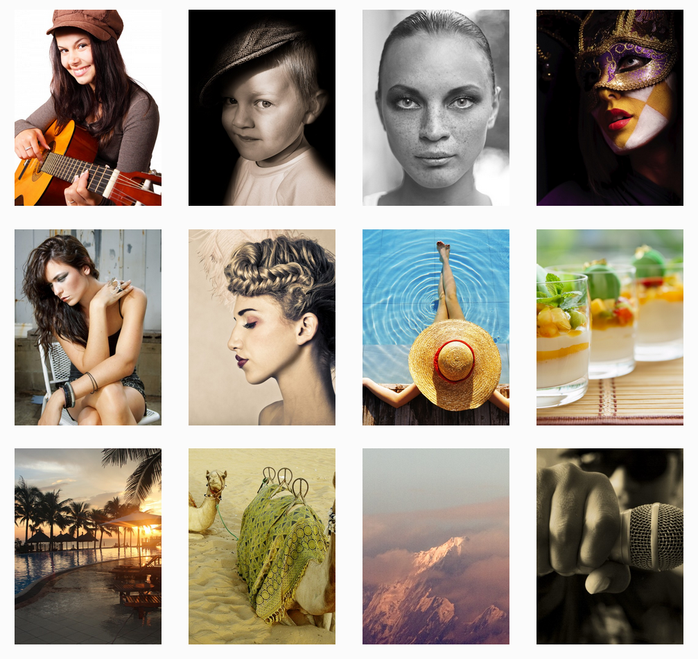 New Free Portfolio WordPress Theme Snaps snaps theme grid home page New Free Portfolio WordPress Theme Snaps