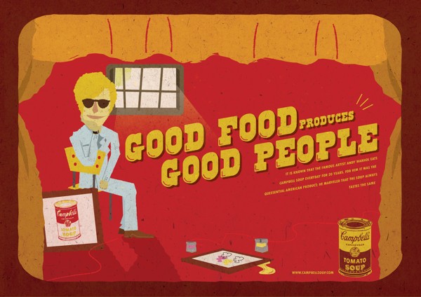 Campbells Advertisement : Andrew Warhola zharifsafianandy Campbells Advertisement : Andrew Warhola