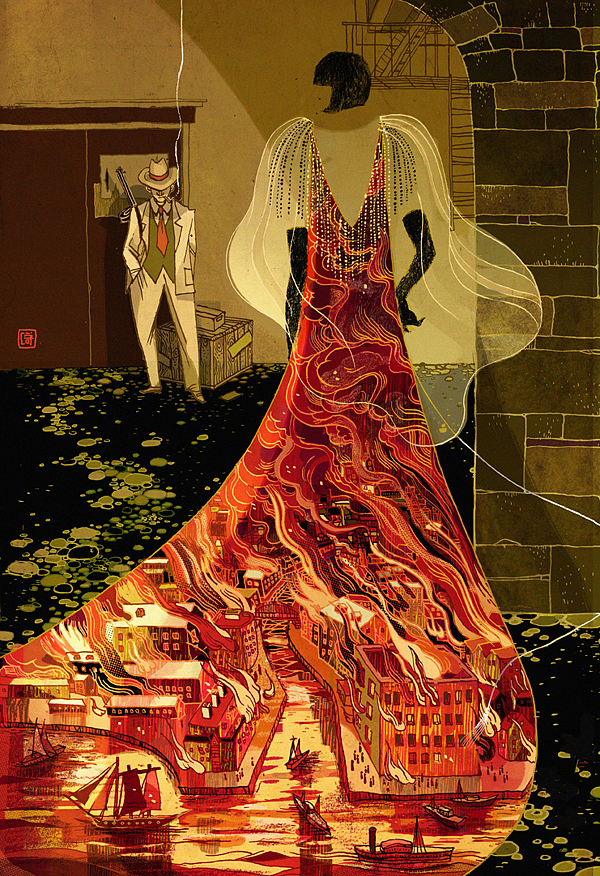 Mystery and Science Fiction by Victo Ngai 001 mystery science fiction victo ngai Mystery and Science Fiction by Victo Ngai