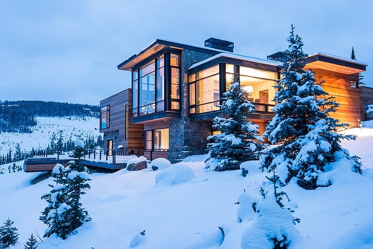 Modern Mountain Retreat by Pearson Design Group 002 mountain modern retreat pearson design group Modern Mountain Retreat by Pearson Design Group
