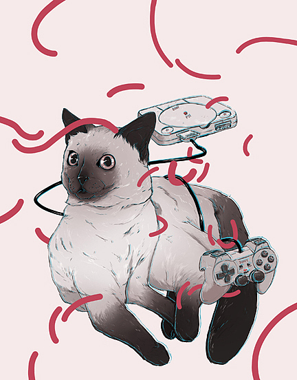 003 love video games girls cats kyle fewell Love: Video Games, Girls & Cats by Kyle Fewell
