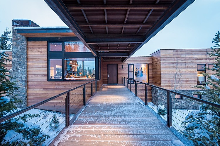 Modern Mountain Retreat by Pearson Design Group 003 mountain modern retreat pearson design group Modern Mountain Retreat by Pearson Design Group