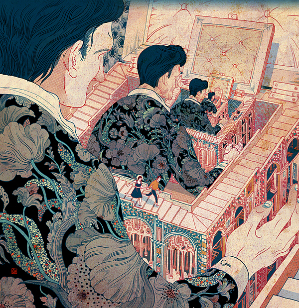 Mystery and Science Fiction by Victo Ngai 003 mystery science fiction victo ngai Mystery and Science Fiction by Victo Ngai