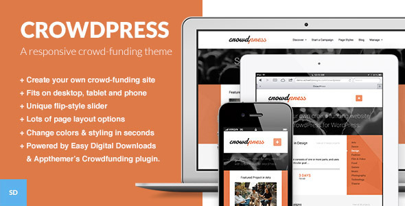 Create Your Own Kickstarter Website With These WordPress Themes 01 banner large preview11 Create Your Own Kickstarter Website With These WordPress Themes
