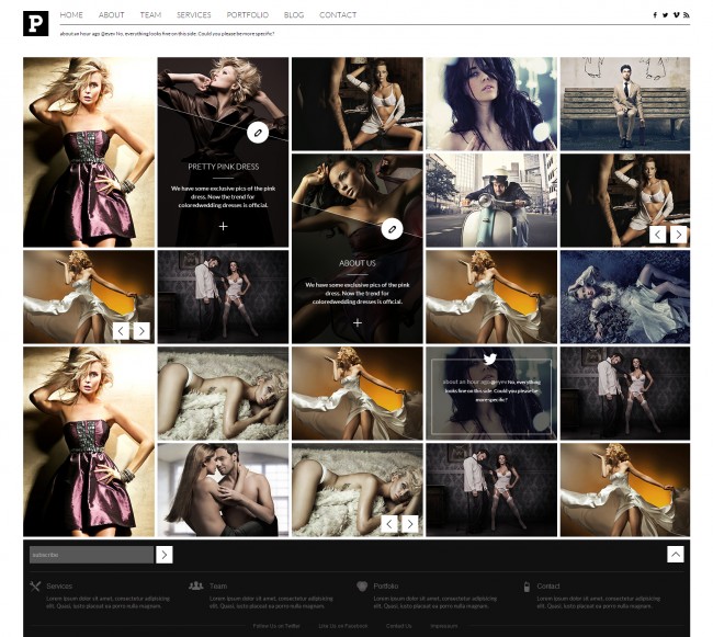 02 Homepage1 650x581 Pretty   Clean & Modern Responsive Portfolio Site @AVAThemes