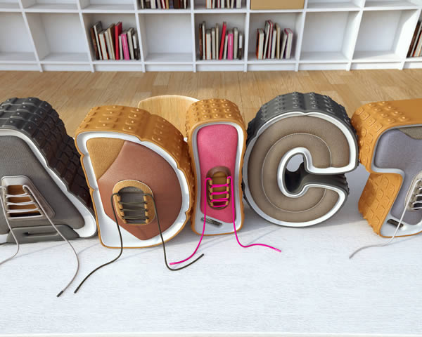 0842 Chris LaBrooy addict1 Creative 3D Typography by Chris LaBrooy