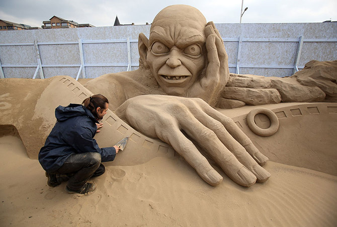 “Sand Sculpture” Festival in England 1141 “Sand Sculpture” Festival in England