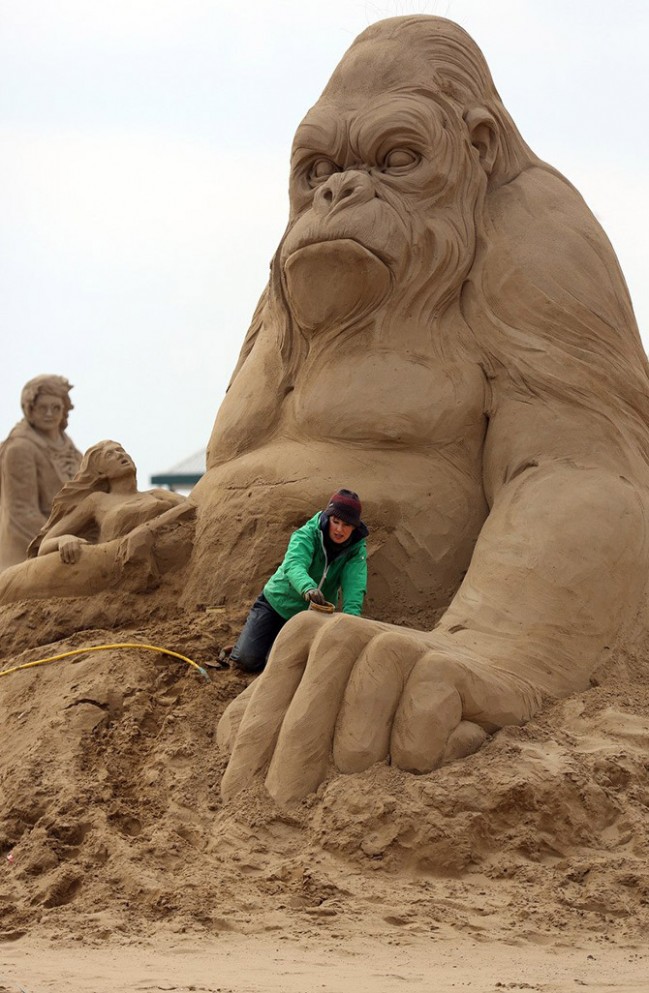 “Sand Sculpture” Festival in England 1193 “Sand Sculpture” Festival in England