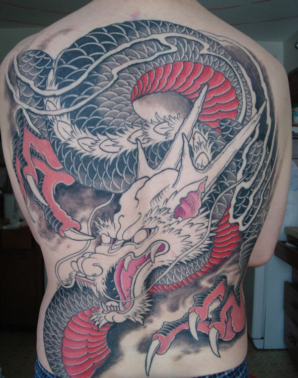 30 Awesome Dragon Tattoo Designs 18 Dragon Tattoo by captaindumbass1 30 Awesome Dragon Tattoo Designs