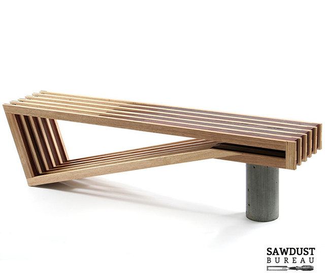 PINCH bench by Sawdust Bureau 1o58 PINCH bench by Sawdust Bureau