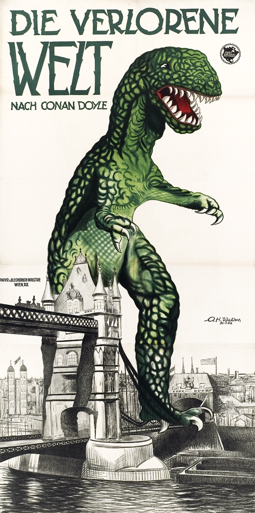 Silent movie posters from around the world 24 DieVerloreneWelt Silent movie posters from around the world