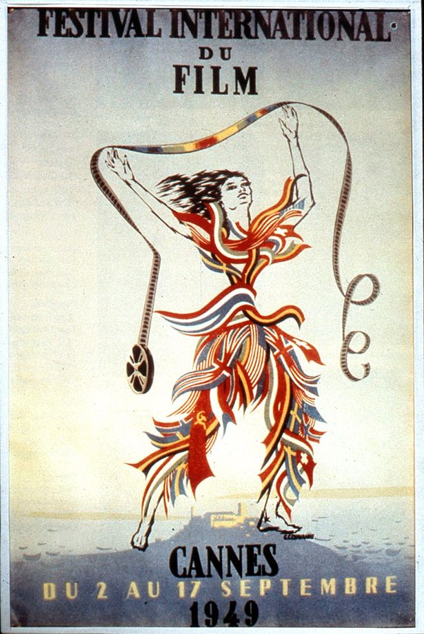 Interesting Vintage Cannes Film Festival Posters 4th+International+Film+Festival+in+Cannes+in+1949 Interesting Vintage Cannes Film Festival Posters