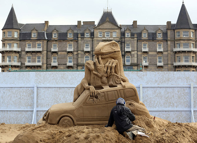 “Sand Sculpture” Festival in England 6310 “Sand Sculpture” Festival in England