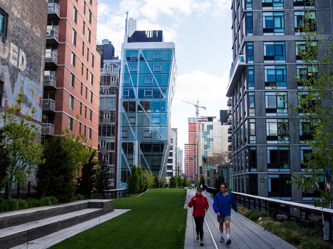 8741545465 a66d7866fc c3 650x487 The High Line park in New York City
