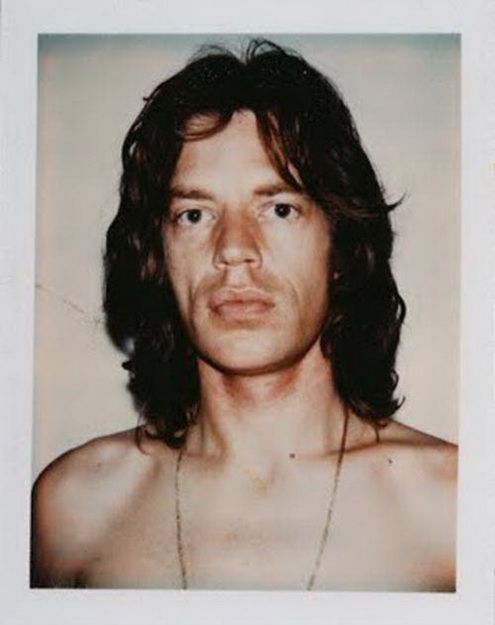 Awesome+Mick+Jagger+Polaroid+Portraits+by+Andy+Warhol+2 Mick Jaggers Polaroids by Andy Warhol, 1975