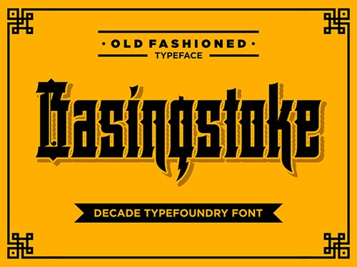 Basingstoke Typography Design Inspiration #17