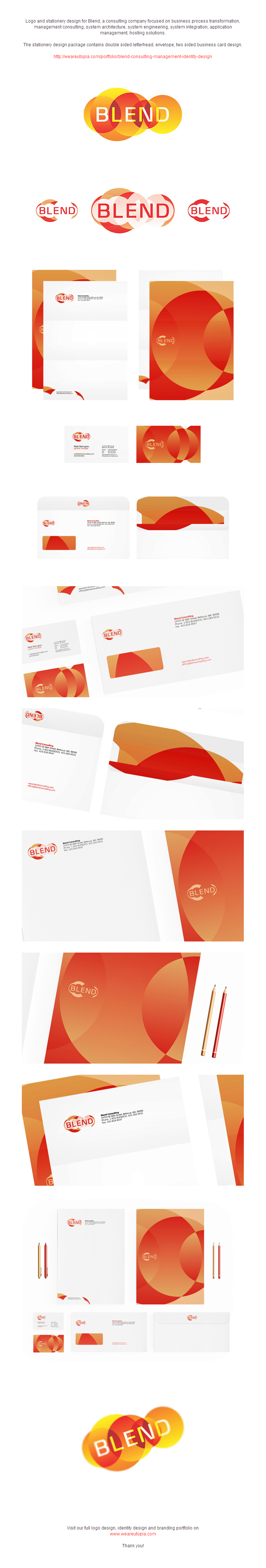Blend logo and corporate identity design by Utopia Branding Agency Blend logo and corporate identity design by Utopia Branding Agency Blend logo and corporate identity design by Utopia Branding Agency
