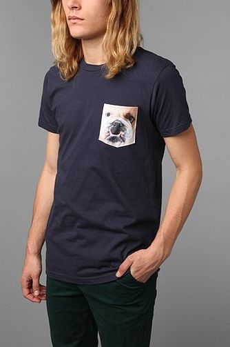 Bulldog Pocket Tee t shirt design by urbanoutfitters side Bulldog Pocket Tee t shirt design by urbanoutfitters