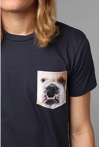 Bulldog Pocket Tee t shirt design by urbanoutfitters Bulldog Pocket Tee t shirt design by urbanoutfitters
