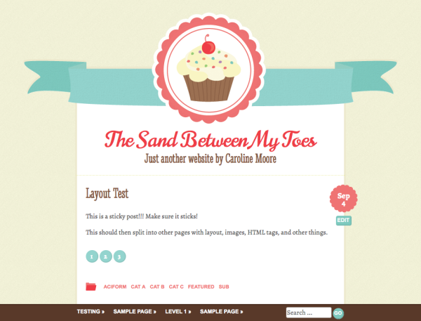 FREE: Buttercream WordPress Theme Buttercream FREE: Buttercream WordPress Theme