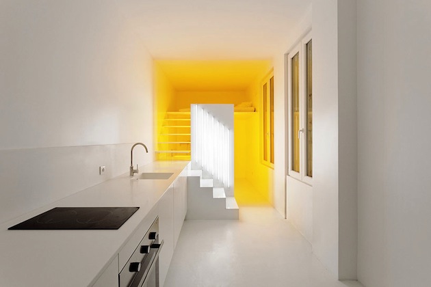 Tiny Apartment Spaces Dictated by Colored Lighting CRI 2 Tiny Apartment Spaces Dictated by Colored Lighting