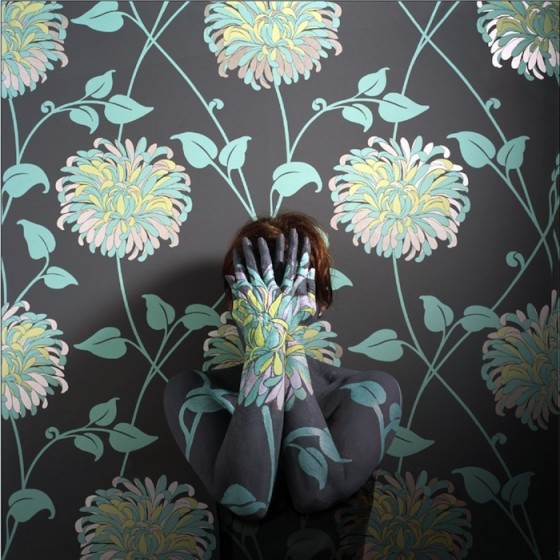 Cecilia Paredes Body Art Chrysanthemum 2009 560x5601 Cecilia Paredes Body Art