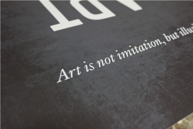 Art is not imitation, but illusion. Illustrative Quotations DDartWork 0002 IMG 0370 650x433 Art is not imitation, but illusion. Illustrative Quotations