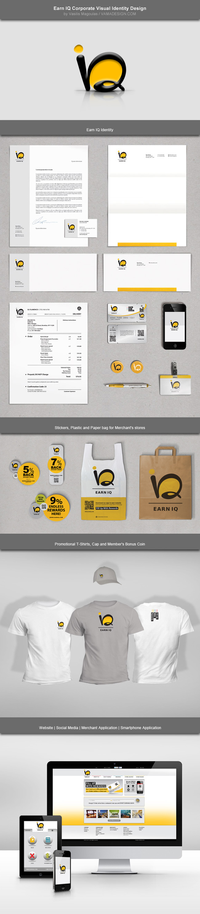 Earn IQ Visual Identity Earn IQ Vasilis Magoulas VAMADESIGN1 Earn IQ Visual Identity