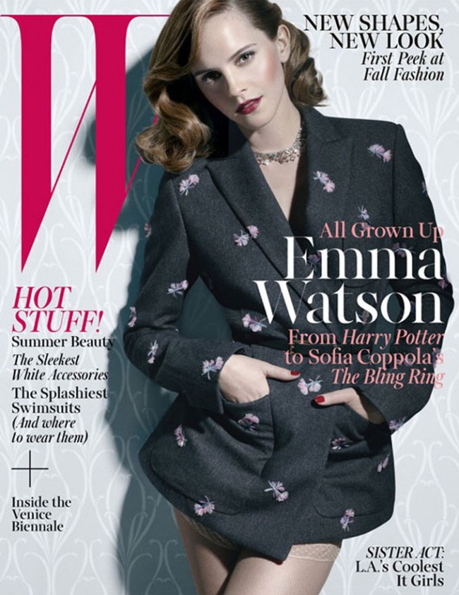 Emma Watson Michael Thompson W Magazine 01 650x841 Emma Watson for W Magazine