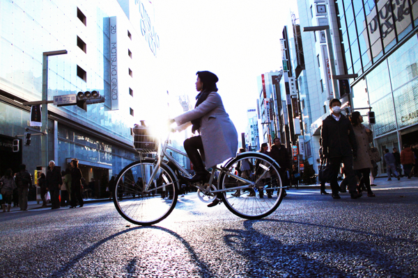 Photography from the streets of Tokyo. Ginza Bike Photography from the streets of Tokyo.