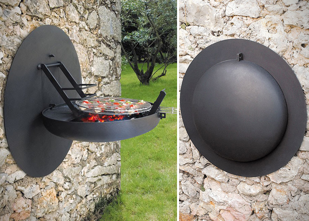 Wall Mounted Grill Folds When Not In Use Grill1 Wall Mounted Grill Folds When Not In Use
