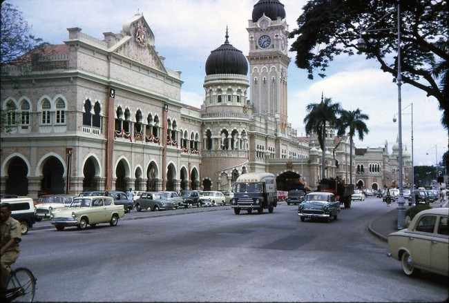 Color Photos of Kuala Lumpur, Malaysia in 1964 Kuala Lumpur 1964 1 650x439 Color Photos of Kuala Lumpur, Malaysia in 1964