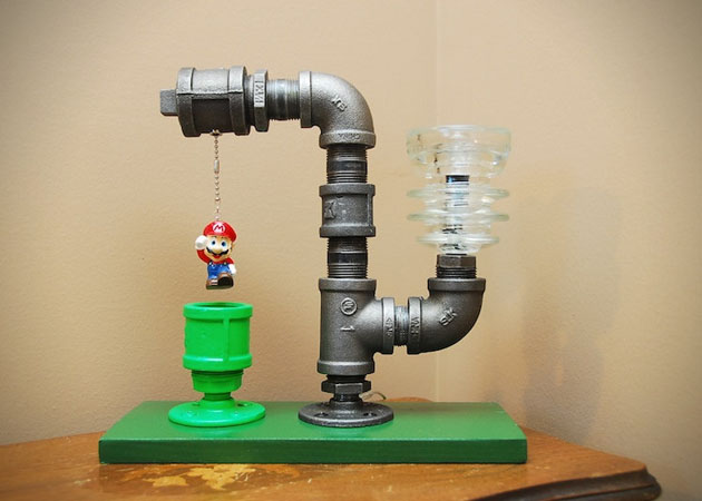 Steampunk Super Mario Lamp Lamp1 Steampunk Super Mario Lamp