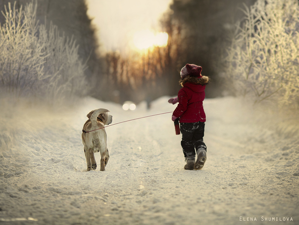 Last winter walk.... by Elena Shumilova Child Photography by Elena Shumilova