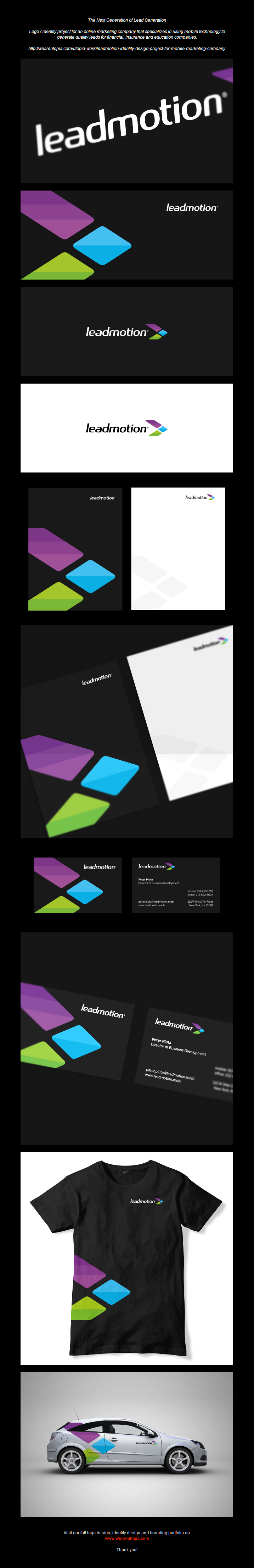 Leadmotion logo and corporate identity design by Utopia Branding Agency Leadmotion logo and corporate identity design by Utopia Branding Agency1 Leadmotion logo and corporate identity design by Utopia Branding Agency