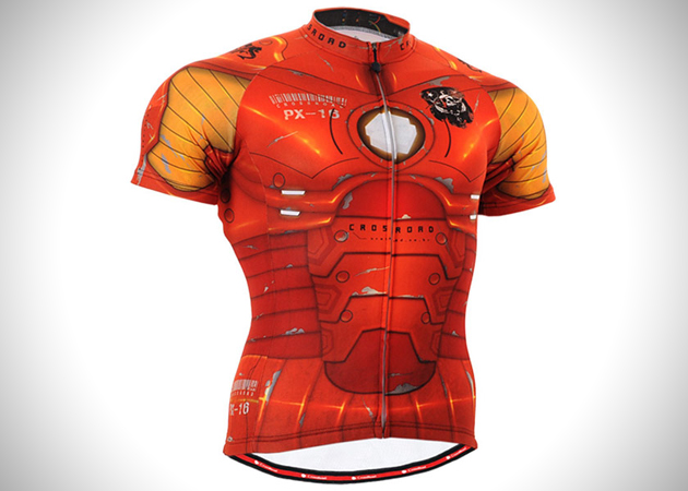 Man1 Short Sleeved Iron Man Jersey for Cycling