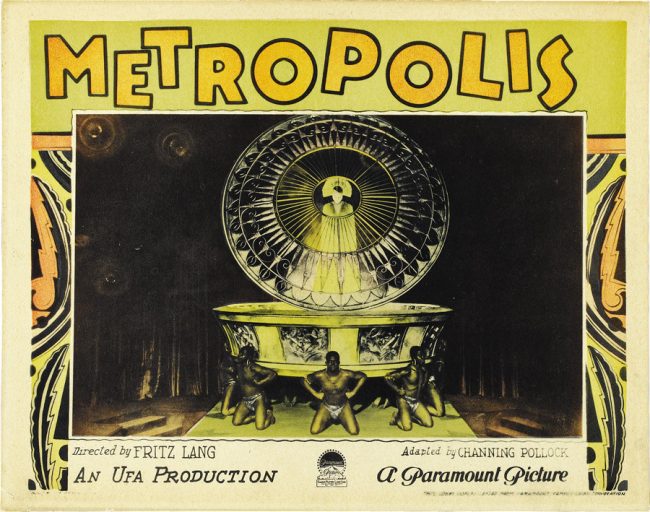 Silent movie posters from around the world Metropolis UFA 1927 900 650x512 Silent movie posters from around the world