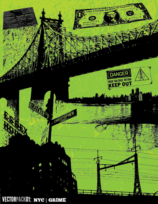 PREVIEW VectorPack 01 NYC Grime Vector Vensday! 