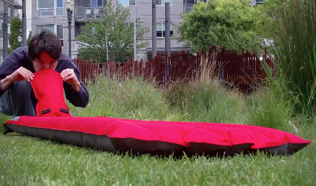 Pad Lung Powered Inflatable Mattress Pad