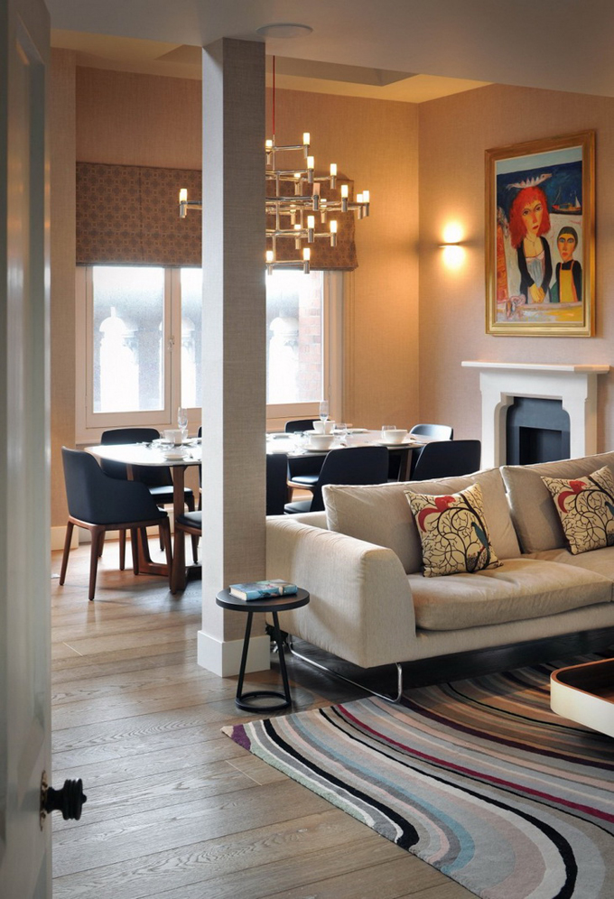 Pancras Apartment Thomas Griem 02 St Pancras Penthouse Apartment by TG Studio