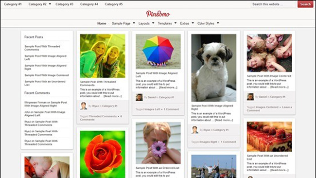 Pinsomo 15 Fantastic Examples of Pinterest Theme
