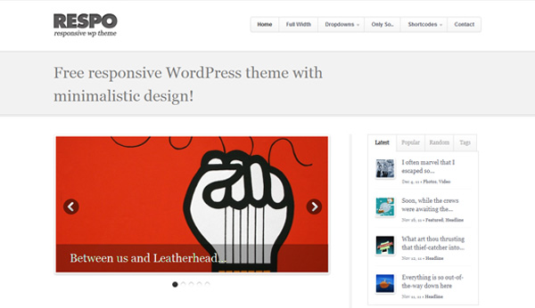 FREE: Respo WordPress Theme Respo wordpress theme FREE: Respo WordPress Theme
