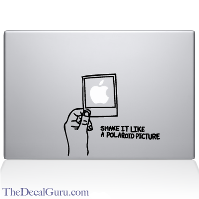 Shake it Like a Polaroid Picture Macbook Decal Sticker  74448.1327892412.480.4801 The 8 Most Creative Macbook Decals 