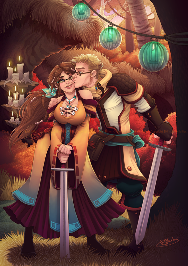 Wonderful Illustrations by Mel Miller Sunset Swordplay by Mel Miller Wonderful Illustrations by Mel Miller