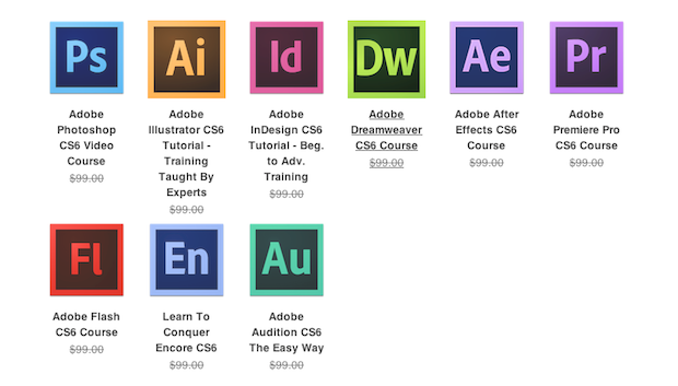 The Adobe CS6 Training Bundle The Adobe CS6 Training Bundle