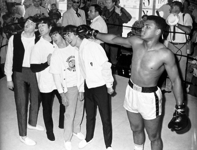 The Beatles met Muhammad Ali, 1964 The Beatles met Muhammad Ali 1964 11 650x495 The Beatles met Muhammad Ali, 1964