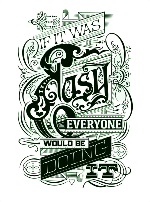 Wise Inspirational Typography Posters 5 Outstanding Typography Posters by (LIKE MINDED STUDIO)