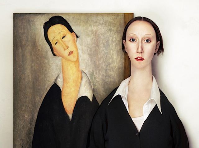 “The Real Life Models”: Photos by Flora Borsi abstract paintings real life models 01 “The Real Life Models”: Photos by Flora Borsi