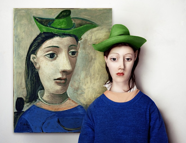 “The Real Life Models”: Photos by Flora Borsi abstract paintings real life models 02 “The Real Life Models”: Photos by Flora Borsi