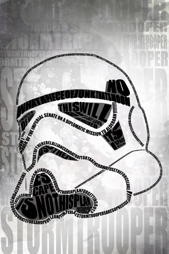 bd74a8873313821e5de71527e99e0220 Star Wars in Typo by Aurelie Scour